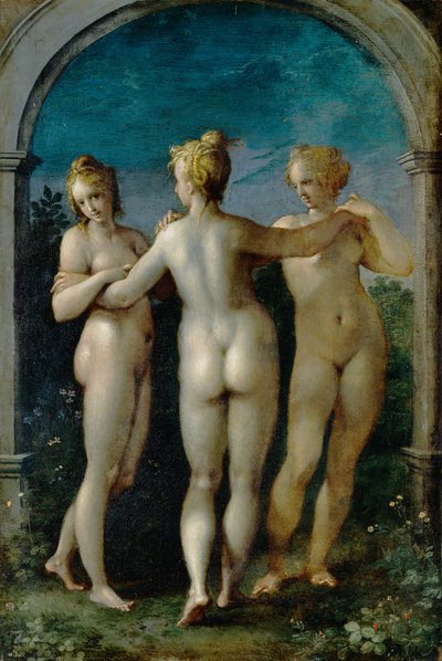 The Three Graces by Hans von Aachen  
